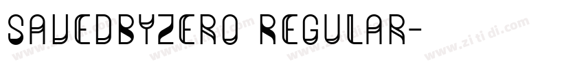 SavedByZero Regular字体转换